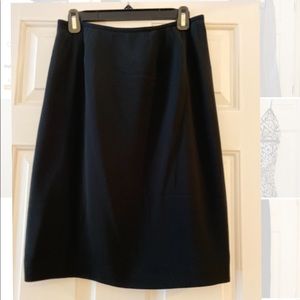Kasper black pencil skirt 6P